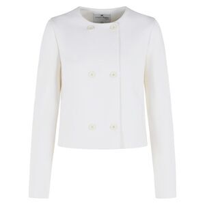 Courreges White Wool Blend Jacket Women